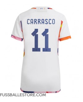 Günstige Belgien Yannick Carrasco #11 Auswärtstrikot Damen WM 2022 Kurzarm